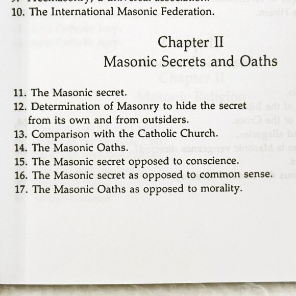 The Mystery Of Freemasonry Unveiled By The Cardinal Of Chile (2006) - Rare Find - Picture 7 of 11